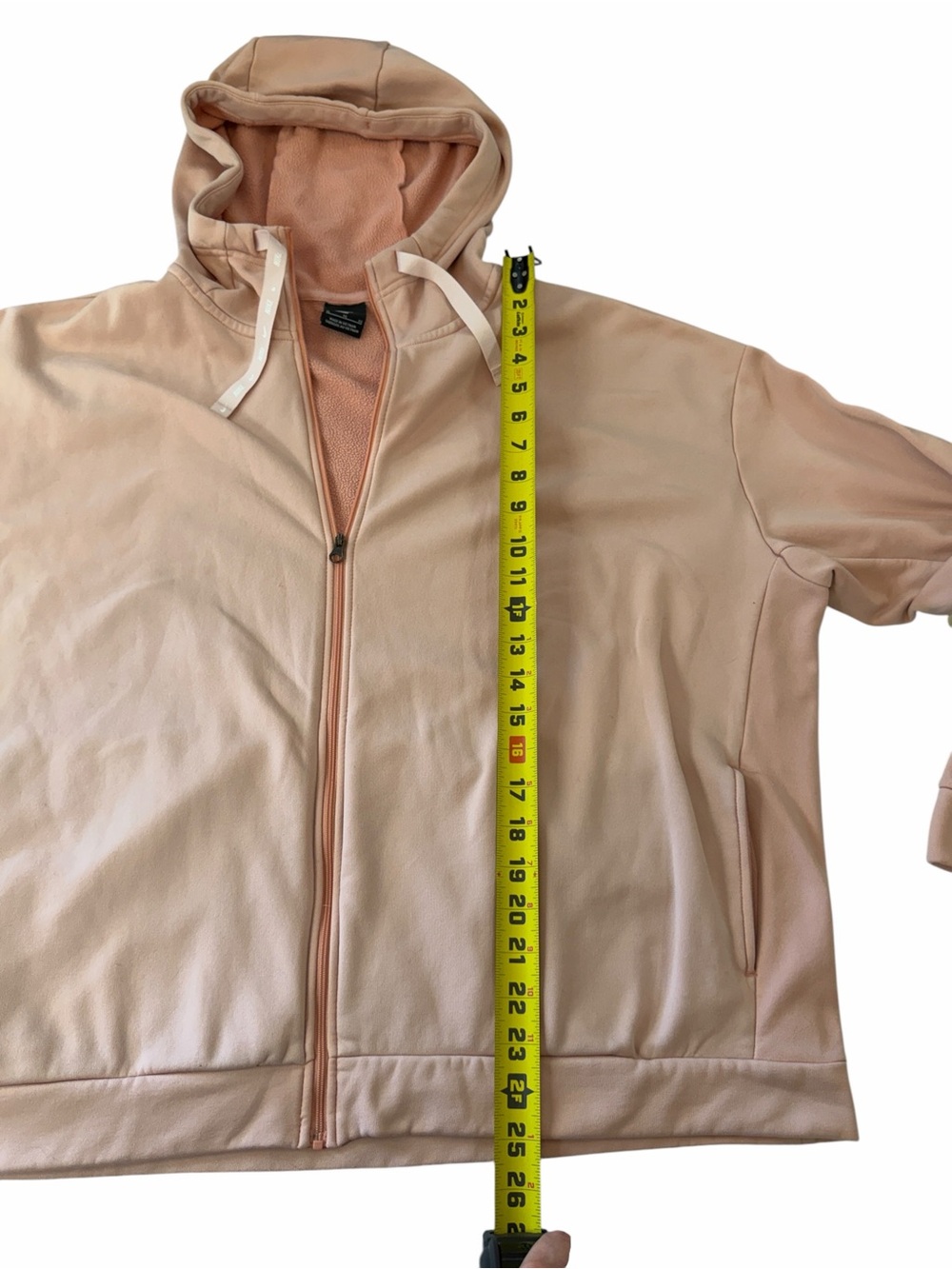 Nike Blush Pink Full‑Zip Hooded Women's Sweatshirt - Picture 7 of 8
